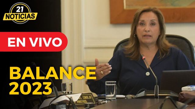 Dina Boluarte y el gabinete ministerial realizan balance 2023