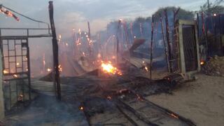 Piura: más de 10 familias damnificadas tras incendio en Sullana [VIDEO]