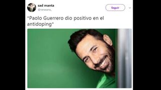 Así reaccionaron los usuarios de redes sociales ante posible doping de Paolo Guerrero [FOTOS]