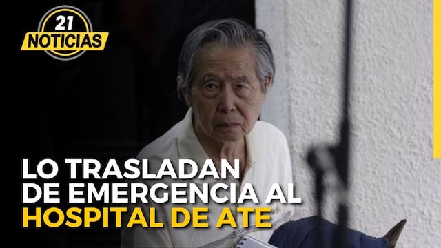 Alberto Fujimori es trasladado de emergencia a Hospital de Ate