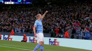 Gol de Haaland para el 1-0 de Manchester City vs. Copenhague por Champions League [VIDEO]