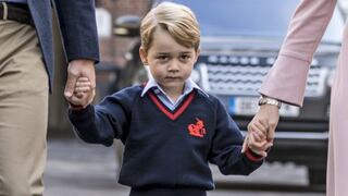 El príncipe George está harto de ir a la escuela y así lo confirmó su padre, el príncipe William