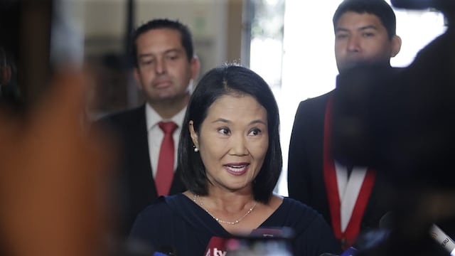 Keiko Fujimori acusa a Rafael Vela y al JNE de “formar una operación política” en su contra