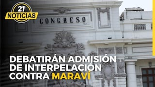 Congreso debatirá admisión de interpelación contra Maraví