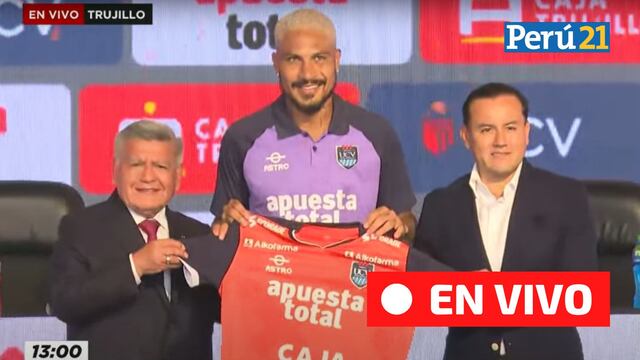 Guerrero en su presentación en Trujillo: “Vallejo fue el único club con el que hablé en Perú”