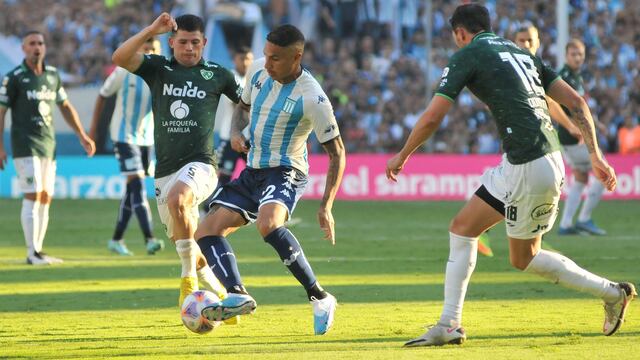 Con Guerrero desde el arranque Racing venció por 1-0 a Sarmiento por la Primera División de Argentina