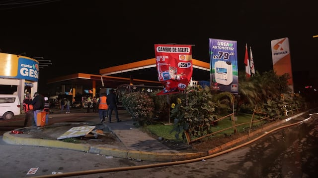 Alcalde de VMT sobre explosión en grifo: “Ha sido en pleno abastecimiento de combustible”