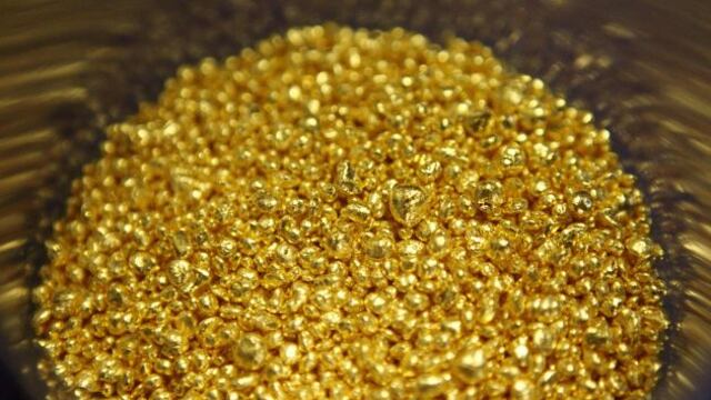 Producción de oro cayó 9.12% en setiembre