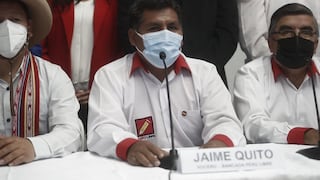 Jaime Quito sobre expulsión de ministras Chávez y Boluarte: “Se iniciará un procedimiento”
