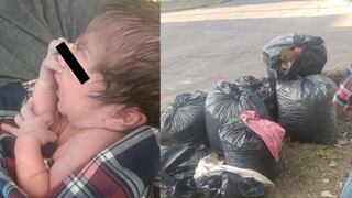 Argentina: abandonan a una recién nacida en la basura justo antes de que pase el camión recolector