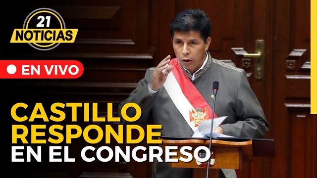 Pedro Castillo habló en el Congreso y se fue