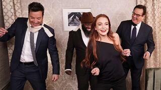 Lindsay Lohan y Jimmy Fallon parodian escena de 'Bird Box' [VIDEO]