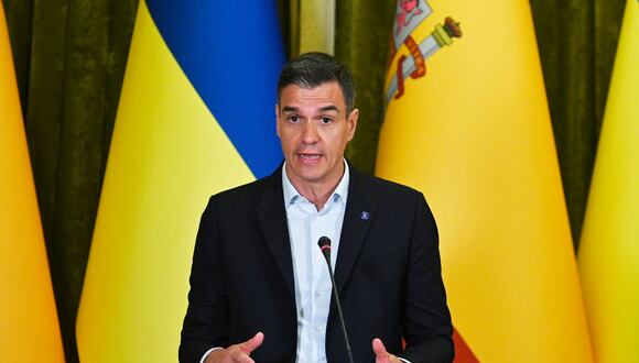 El Primer Ministro de España, Pedro Sánchez (Foto de Sergei CHUZAVKOV / AFP)