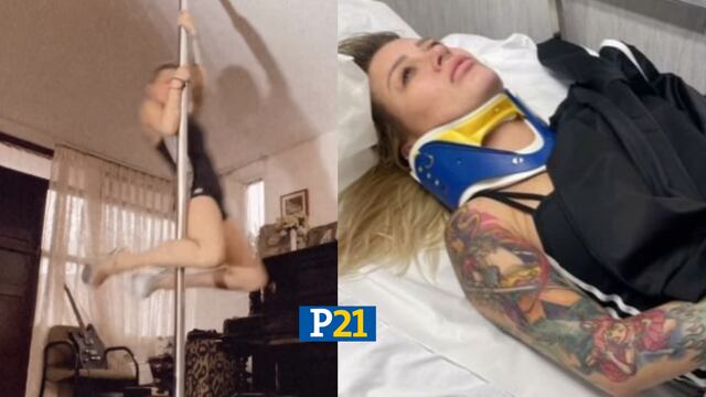 Leslie Shaw sufrió aparatoso accidente mientras bailaba en la sala de su casa [VIDEO]