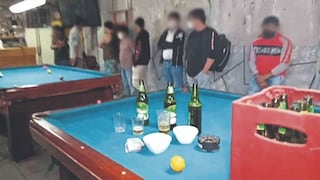 Chimbote: veinte personas jugaban billar y bebían cerveza en local pese a cuarentena