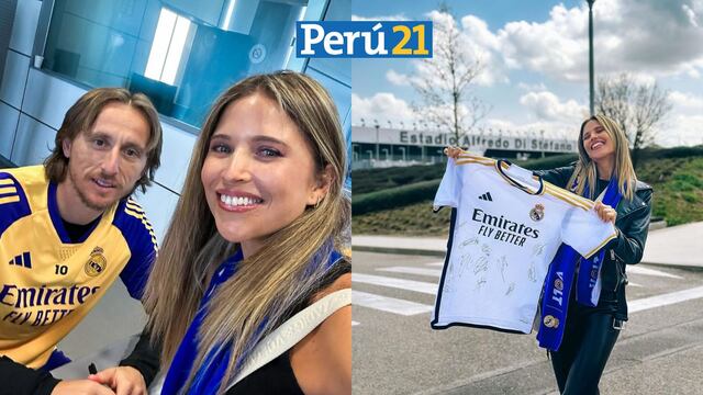 Anna Carina Copello sorprende a sus fans con la camiseta del Real Madrid