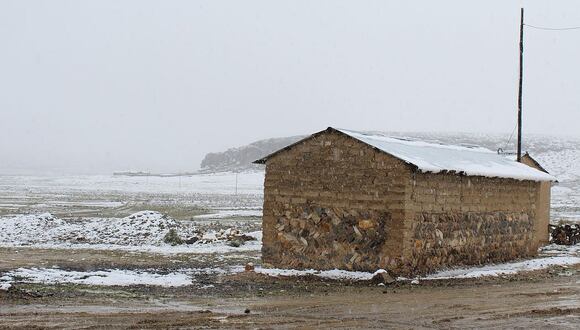 Se registraron heladas en las alturas de la región Puno.