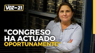 Marisol Pérez Tello sobre demanda competencial contra gobierno de Pedro Castillo