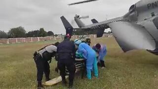 La Libertad: Helicóptero de la PNP trasladó a heridos [VIDEO]