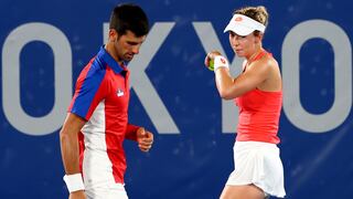 Tras caer ante Zverev: Novak Djokovic y Nina Stojanovic perdieron en la semifinal de dobles mixto