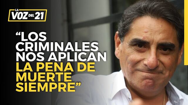 Carlos Álvarez: “Los criminales nos aplican la pena de muerte siempre”