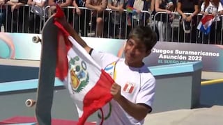 Deivid Tuesta consigue medalla de oro en skateboarding de los Juegos Suramericanos Asunción 2022