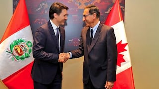 Presidente Martín Vizcarra se reunió con el primer ministro de Canadá Justin Trudeau