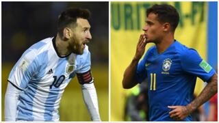 Argentina vs. Brasil: la 'Canarinha' vale 360 millones de dólares más que la 'Albiceleste'