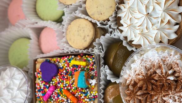 “Este box tiene 8 diferentes dulces de antaño", dice Mila Huamán.