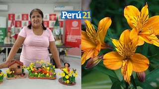 Ceramista apurimeña gana concurso de artesanos con trabajo inspirado en la flor de Amancay
