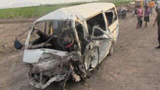 Lambayeque: Una bebé muerta y 16 heridos en accidente de carretera