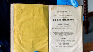 Biblioteca Nacional del Perú protege grabados y documentos originales referentes al Señor de los Milagros