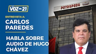 Carlos Paredes habla sobre audio de Hugo Chávez de Petroperú