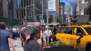 Nueva York: taxista atropella a 6 personas en el centro de Manhattan [VIDEO]