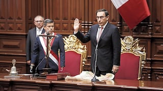 El presidente Martín Vizcarra juró hasta 2021
