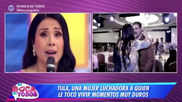 Tula Rodríguez llora al recordar a Javier Carmona y a su mamá en programa de despedida de EBDT (VIDEO) 