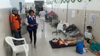 ¡Insólito! Pacientes del hospital Las Mercedes de Chiclayo son atendidos en el piso