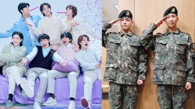 ¿Cuándo regresan? RM y V comparten fotos tras culminación de su primera fase de servicio militar