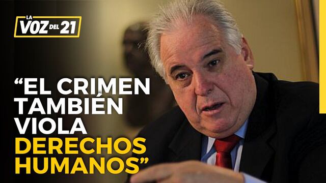 Alberto Borea: “El crimen también viola derechos humanos”