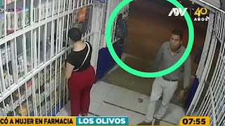 Los Olivos: Depravado agredió sexualmente a una mujer en una farmacia [VIDEO]