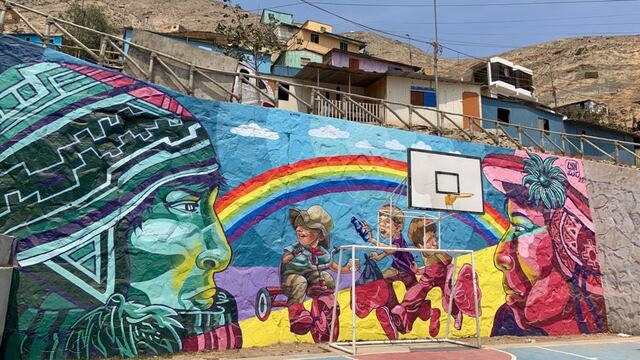 Ate: Mural artístico incentiva el orgullo comunitario en Huaycán