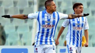Gianluca Lapadula anotó un golazo de 'chalaca' y le dio el triunfo al Pescara [Video]