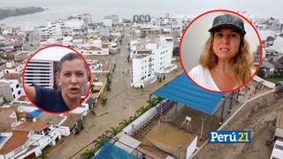 Leslie Stewart y Sofía Mulanovich piden ayuda para vecinos de Punta Hermosa afectados por huaico