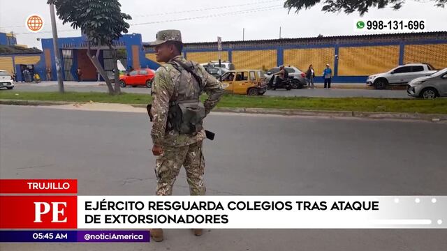 BANDAS CRIMINALES AL ACECHO: Más de 60 colegios han sido atacados por extorsionadores en Trujillo