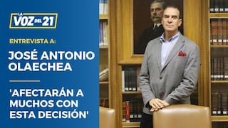 José Antonio Olaechea: ‘Afectarán a muchos con esta decisión’