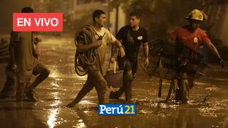 Lluvias en Lima: Carretera Central inundada por las lluvias 