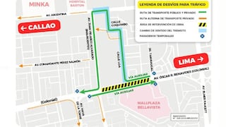 Ejecutarán plan de desvíos por obras de Línea 2 del Metro de Lima a partir del 26 de mayo