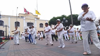 Santiago de Surco: Dictarán clases de tai chi a adultos mayores en 11 parques, una iglesia, tres locales municipales y en la Plaza Mayor