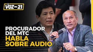 Procurador del MTC habla sobre episodio narrado en audio entre Villaverde y Silva