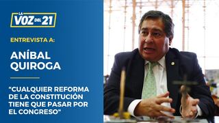 Aníbal Quiroga: “Cualquier reforma de la Constitución tiene que pasar por el Congreso”